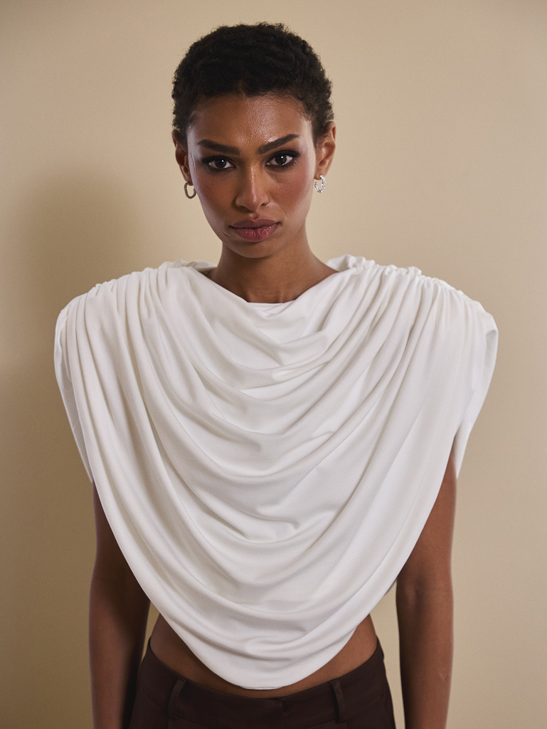 catalog image The top MILK PELERINE