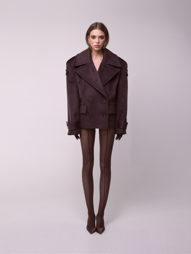 catalog image The coat NUDE BROWN